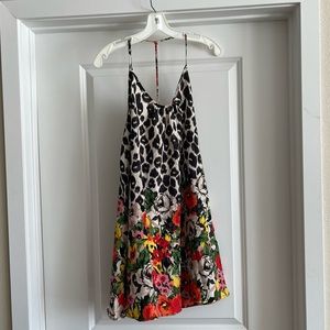 Cheetah/floral dress